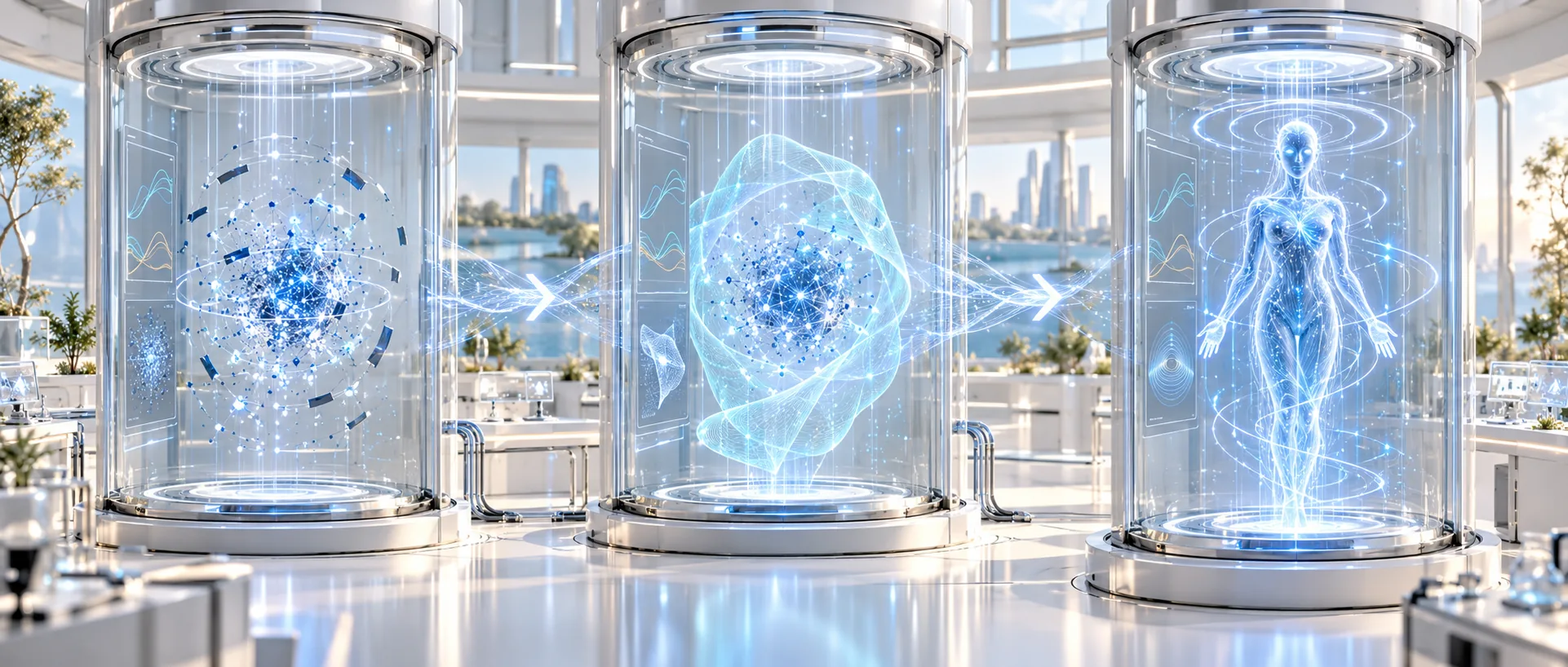 Du fournisseur AI à l'AI Persona. Fournisseur AI de base → Couche de contexte → AI Persona